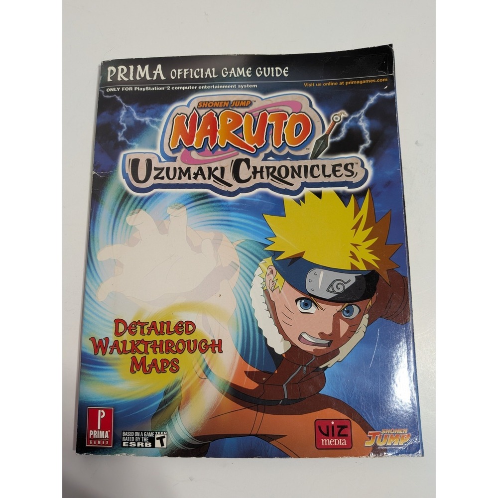 Naruto: Uzumaki Chronicles Prima Official Strategy‎ Guide Sony Playstation 2